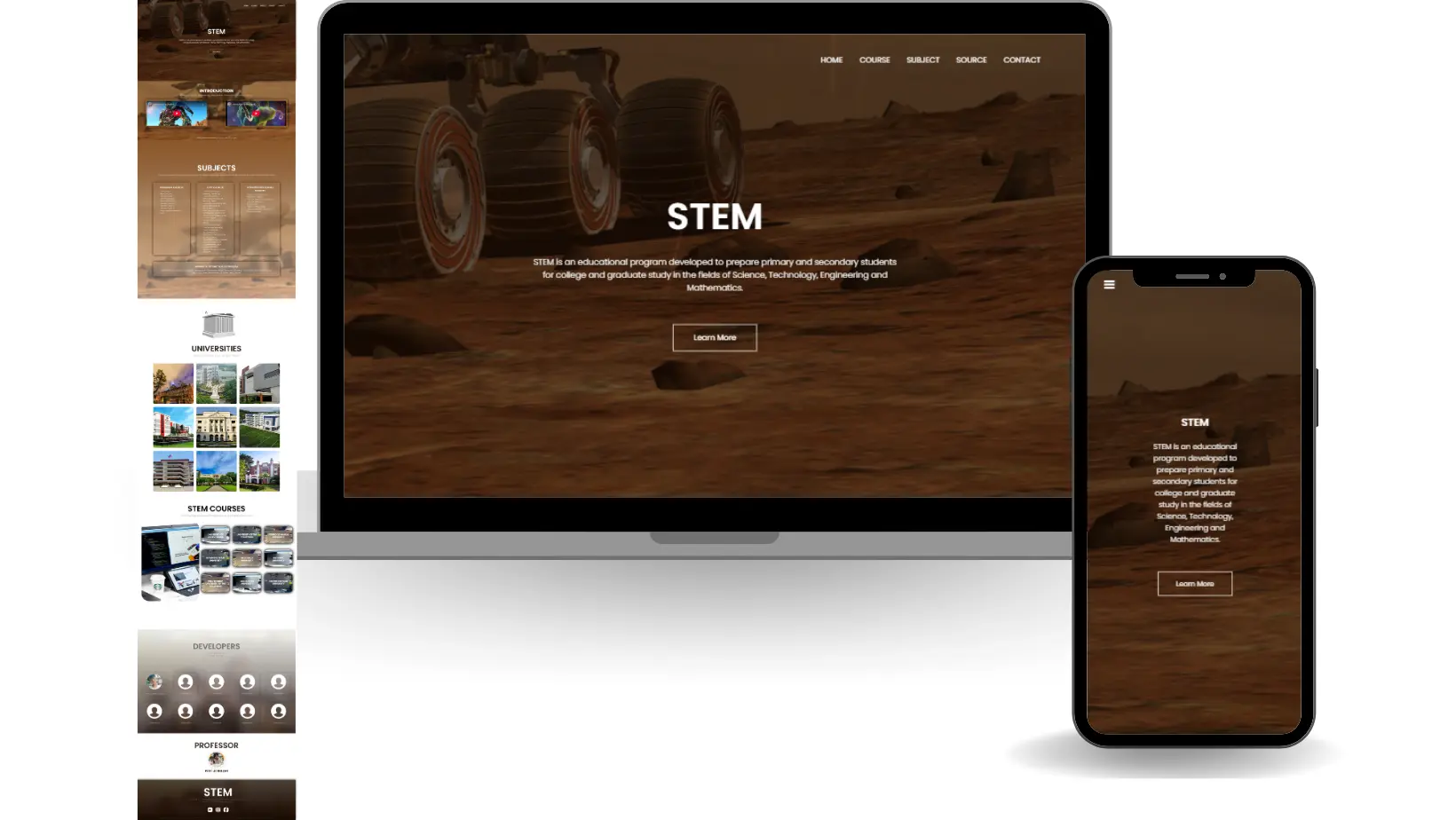STEM Courses Platform Preview